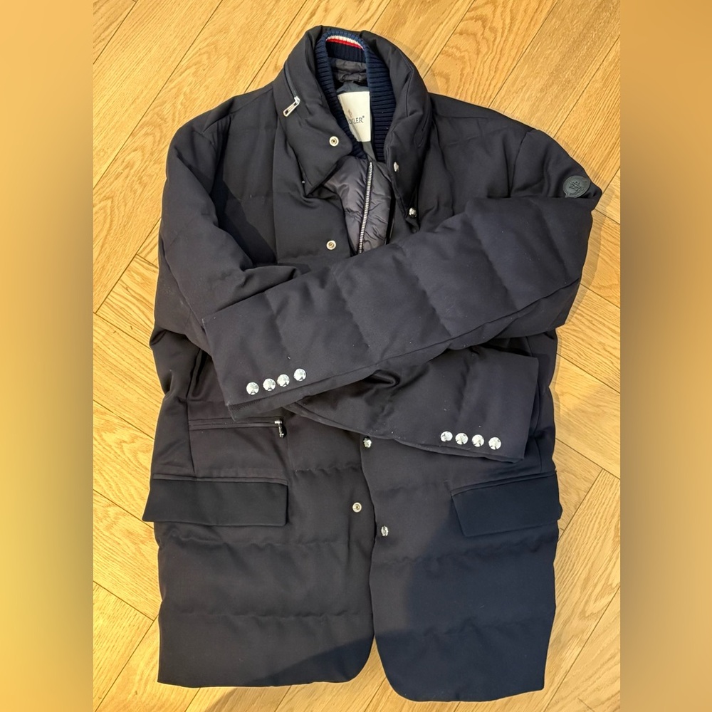 Moncler Dark Blue Puffer Jacket